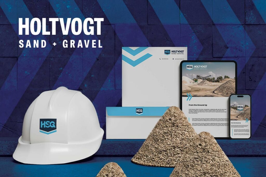 Holtvogt Sand and Gravel Branding
