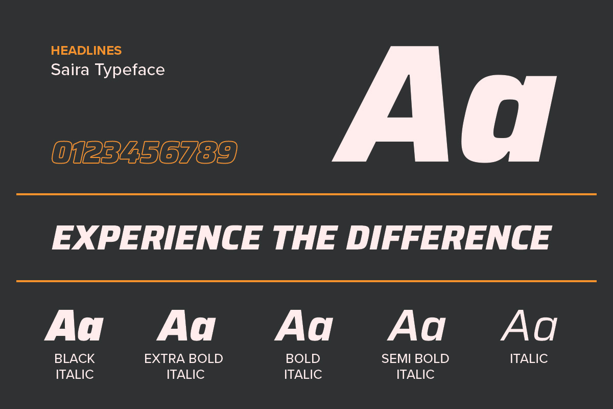 Tremblay Electric Headline Font Branding